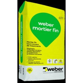 WEBER Mortier fin 25 Kg